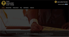 Desktop Screenshot of gregorylawfirm.net